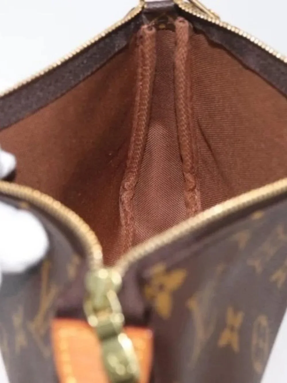 LOUIS VUITTON Monogram Pochette Accessoires Pouch M51980 LV Auth am11402V